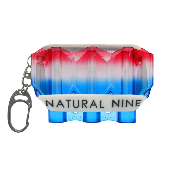 L-style - Krystal Flight Case - N9 Tri Color Farbe Tricolor Blue Hawaii blau-weiss-rot, Blue Hawaii
