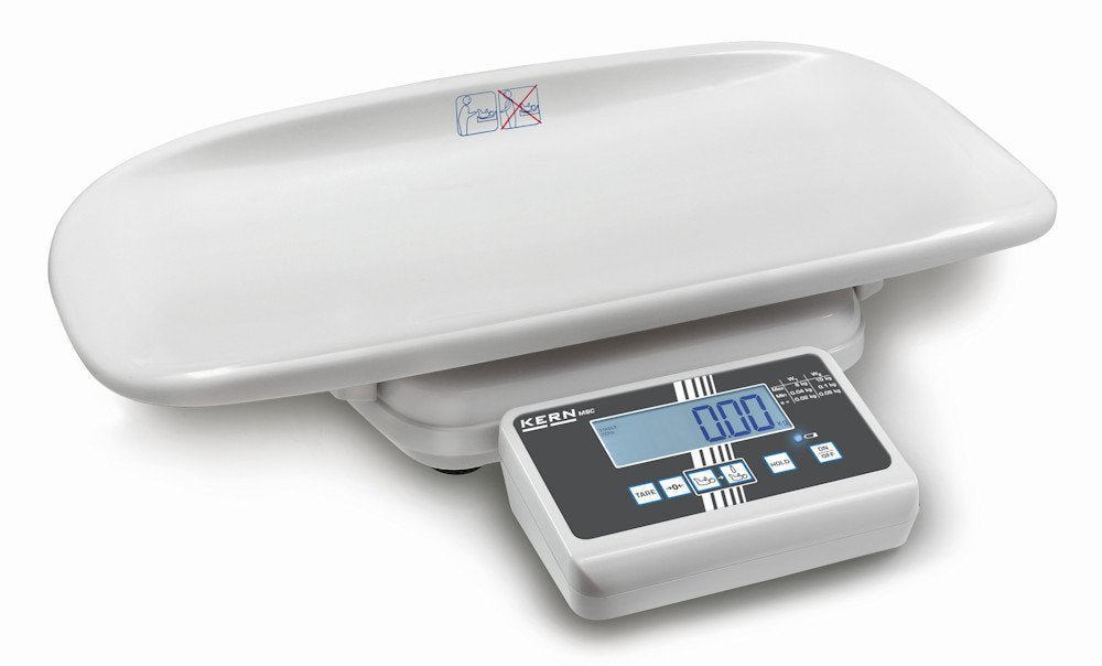KERN MBC 15K2DEM MBC Babywaage, 6/15kg Wägebereich, 0.002/0.005kg Ablesbarkeit