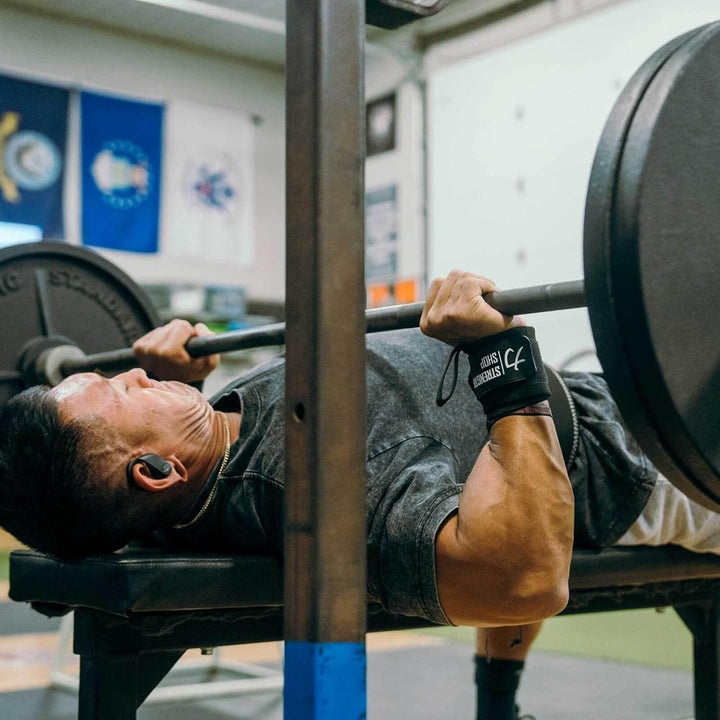 Strength Shop Zeus Handgelenkbandagen – Schwarz – IPF-geprüft 30.0 Zentimeter