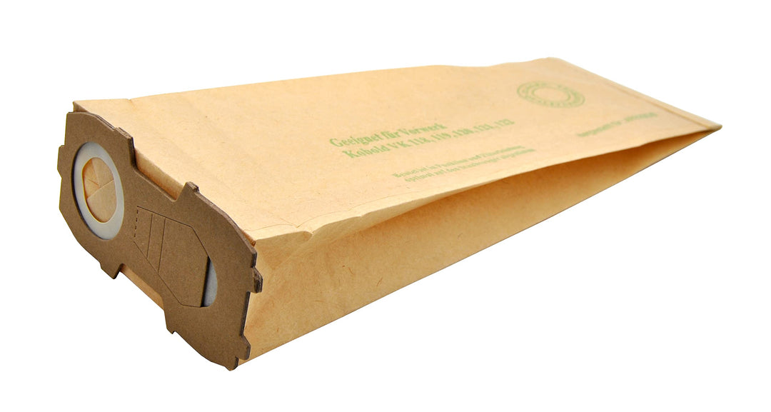 50 Staubsaugerbeutel geeignet für Vorwerk Kobold 118 119 120 121 122, mit EXTRA STARKEM FLANSCH (fas