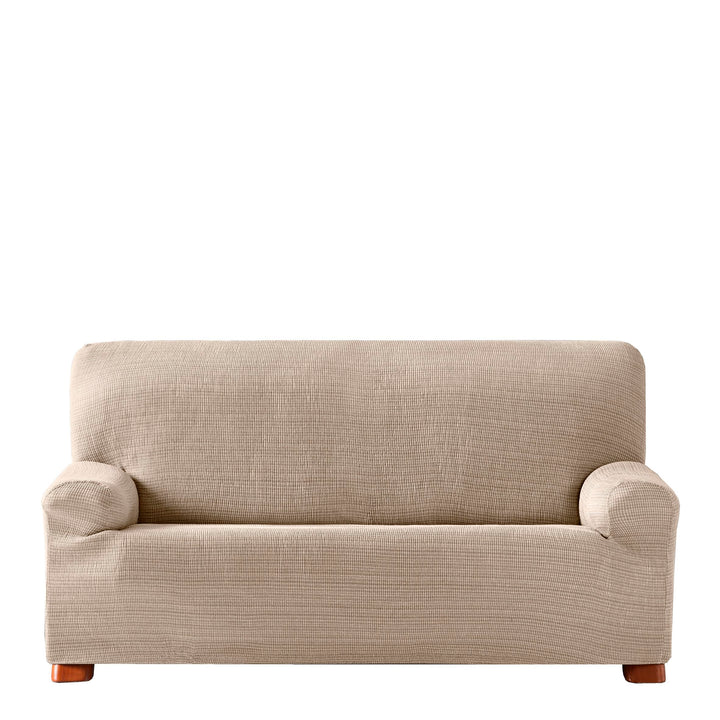 Eysa Aquiles elastisch Sofa überwurf 3 sitzer Farbe 00-Ecru, Polyester-Baumwolle, 37 x 29 x 9 cm 37