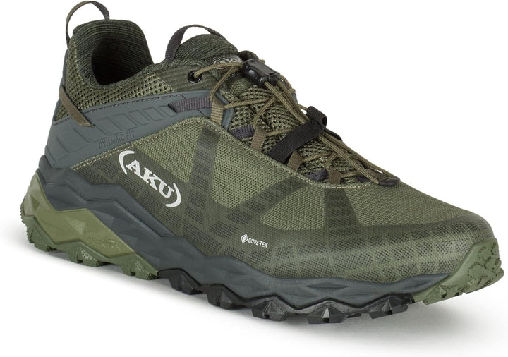 AKU Herren Flyrock GtxWanderschuhe 41 EU Grün Grau, 41 EU Grün Grau