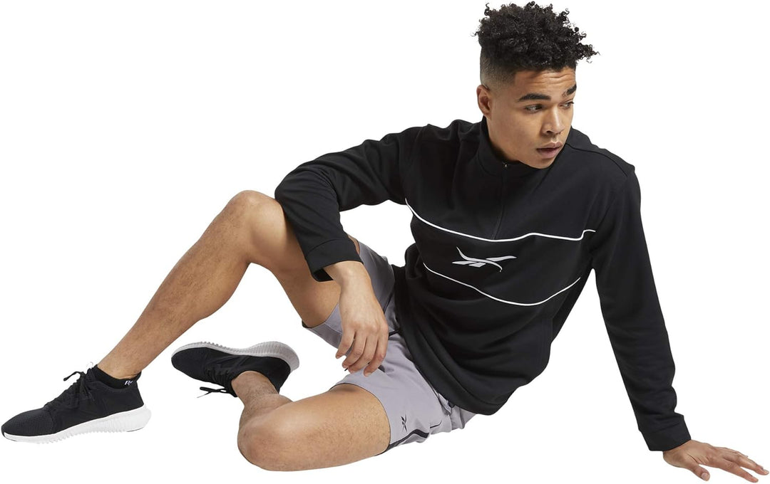 Reebok Herren Wor Dblknt Qz Sweatshirt XL Schwarz, XL Schwarz