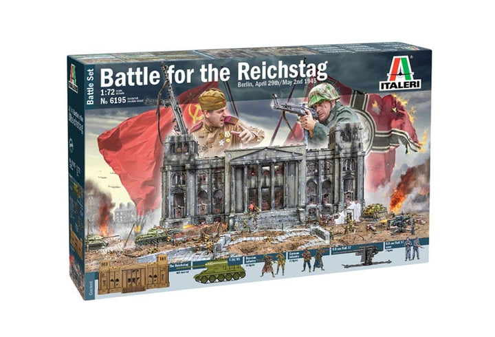 Italeri 6195S 1:72 Battle-Set 1945 Fall of The Reichs, Modellbau, Bausatz, Standmodellbau, Basteln,
