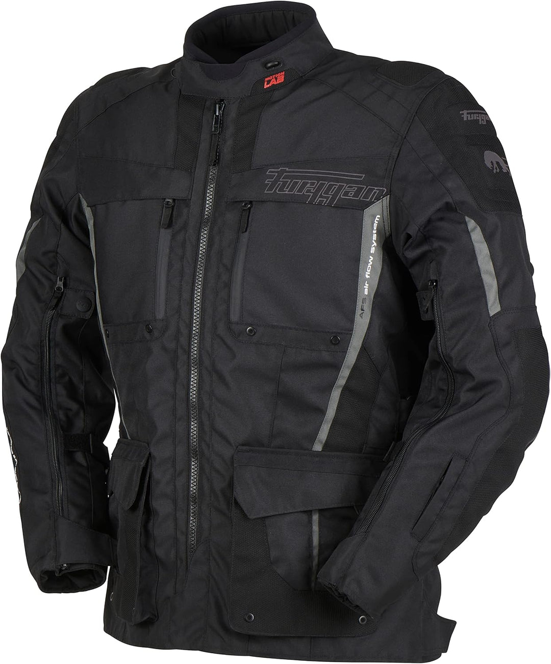 Furygan Herren Motorradjacke S Schwarz-Grau., S Schwarz-Grau.