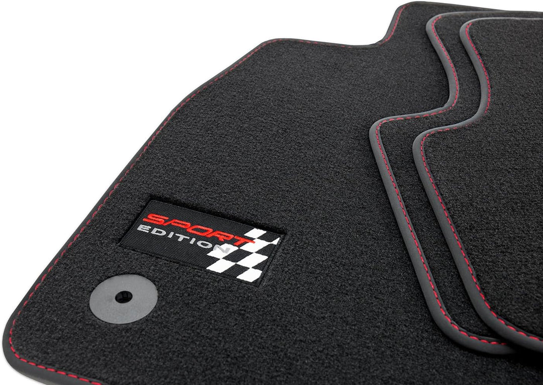 tuning-art 196 Sport Edition Fussmatten für Seat Leon 1M Toledo 1M Sport 1999-2006