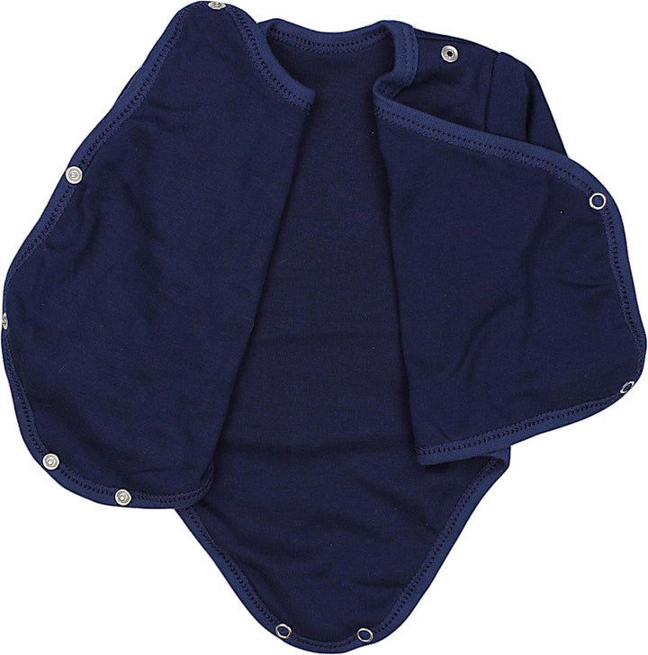 TupTam Baby Body Langarm – Wickelbody Langarm für Jungen & Mädchen, 5er Pack, 100% Baumwolle, OEKO-T