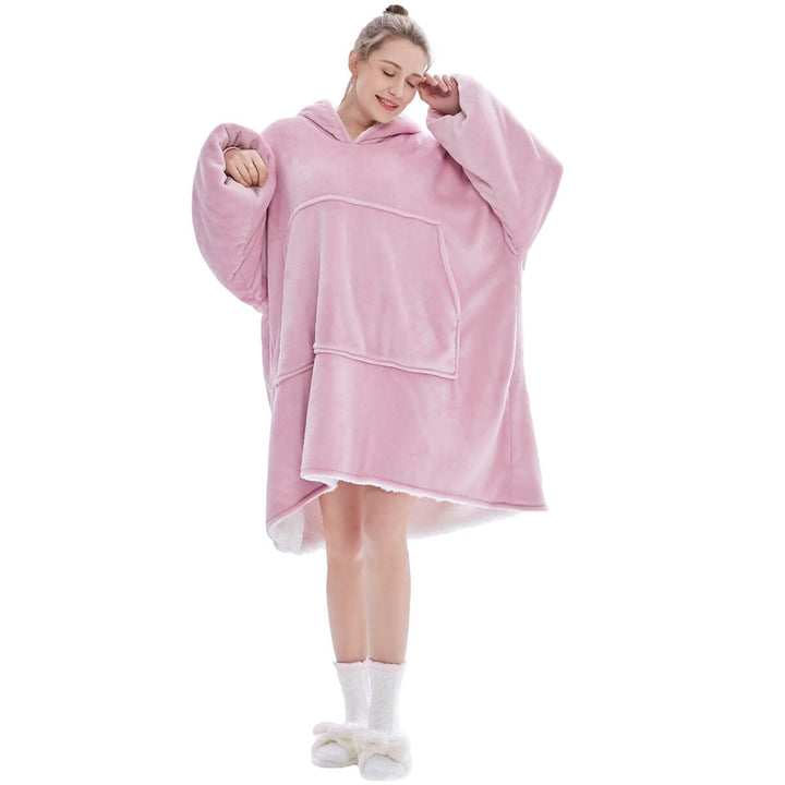 Übergrosse Hoodie Sweatshirt, Original Decke Sweatshirt, super weiche gemütliche warme komfortable R