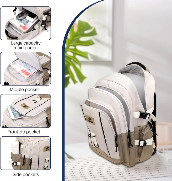 Schulrucksack mit Rollen Mädchen Jungen Teenager Trolley Kinder Rucksack mit Rollen Schule Schultasc