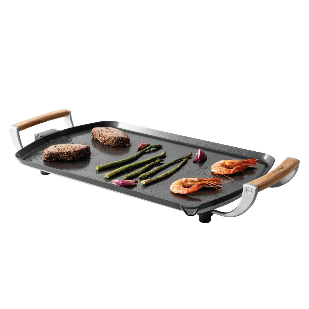 Boska Elektrische Grillplatte Pro – Tischgrills - Teppanyaki-Platte 35x56 cm – PFAS-freie Keramikbes