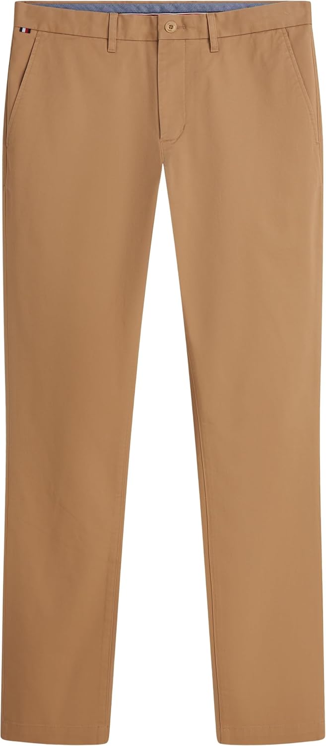 Tommy Hilfiger Herren Hose Bleecker Chino 1985 Pima Cotton Chino 28W / 29L Brown (Timeless Camel), 2
