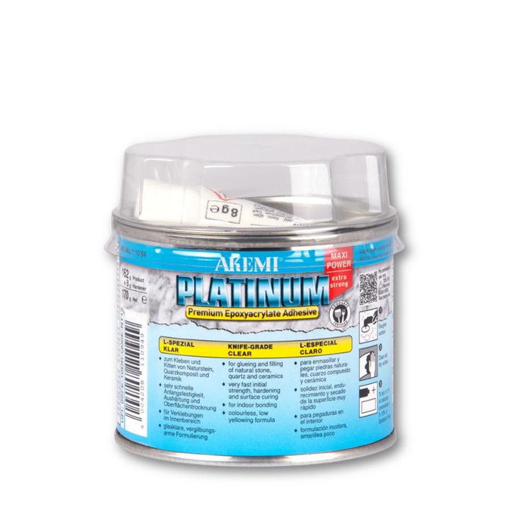 HAUSWERK.shop Set Akemi PLATINUM P+ L-Spezial / 170 g mit Farbpaste Platinum P+ CC 1880 grau