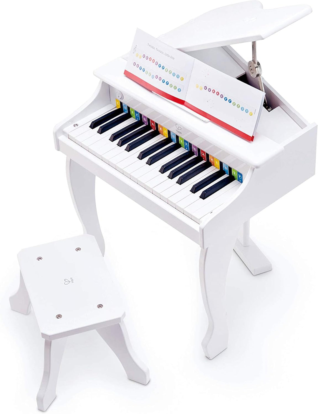 Hape Luxusflügel | Piano mit 30 Tasten, inklusive Stuhl, elektronisches Musik-Keyboard, ab 3 Jahren,