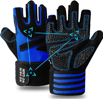 FINGER TEN Fitness Handschuhe Handgelenkschutz Trainingshandschuhe Herren Kraftsport Fitnesshandschu