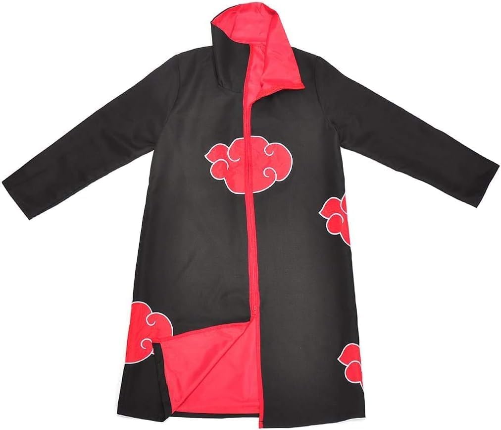 CoolChange Akatsuki Mantel | Itachi Umhang für Cosplay Kostüm | Grösse: XXL, XXL