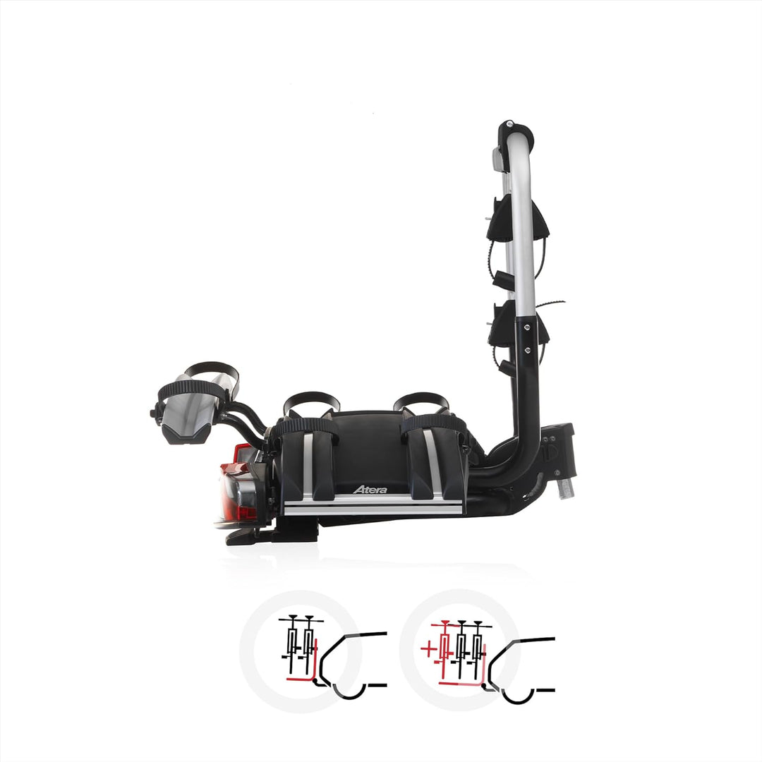 Atera 022780 Fahrradträger Genio Pro Advanced, Universal-Radträger, Kupplungsträger, Aluminium, für