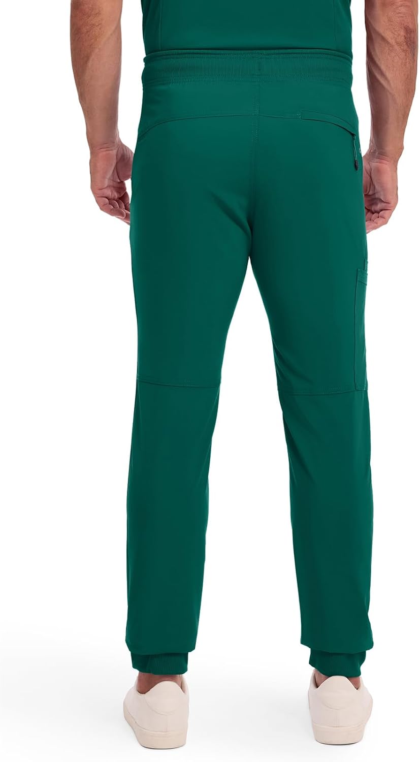Jogger Scrubs for Men – 4-Way Stretch with Drawstring Elastic Waist, Cargo Pockets, Superior Perform