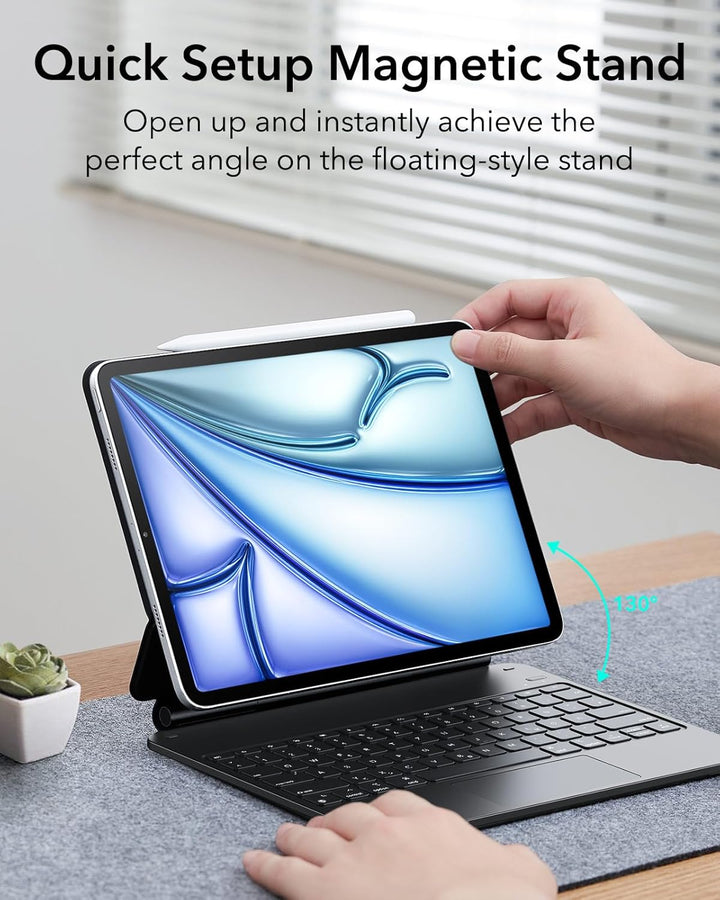 ESR Rebound Magnetische Keyboard Hülle, iPad Tastatur kompatibel mit iPad Pro 12.9 2022/2021, Freisc