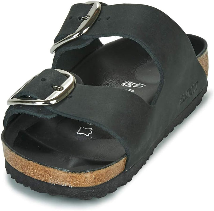 Birkenstock Kids Arizona Unisex-Kinder Pantoletten 37 EU Schmal Schwarz, 37 EU Schmal Schwarz