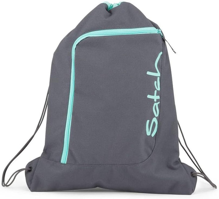 Satch Pack Schulrucksack Set 3tlg. inkl. Schlamperbox und Sportbeutel (Mint Phantom), Mint Phantom