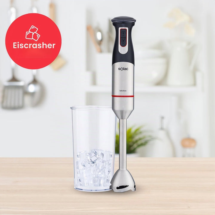 Solac Solution BA5695 - Stabmixer 1200 W, mit progressivem Geschwindigkeitsregler, Turbofunktion, Sp