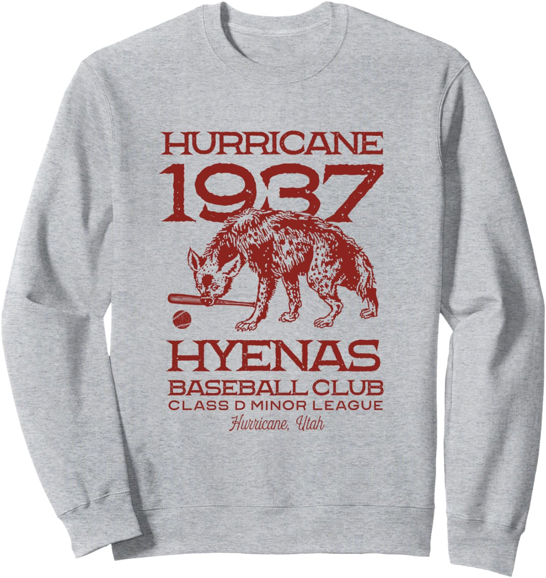 Hurricane Hyenas Minor League Retro-Baseballmannschaft Sweatshirt