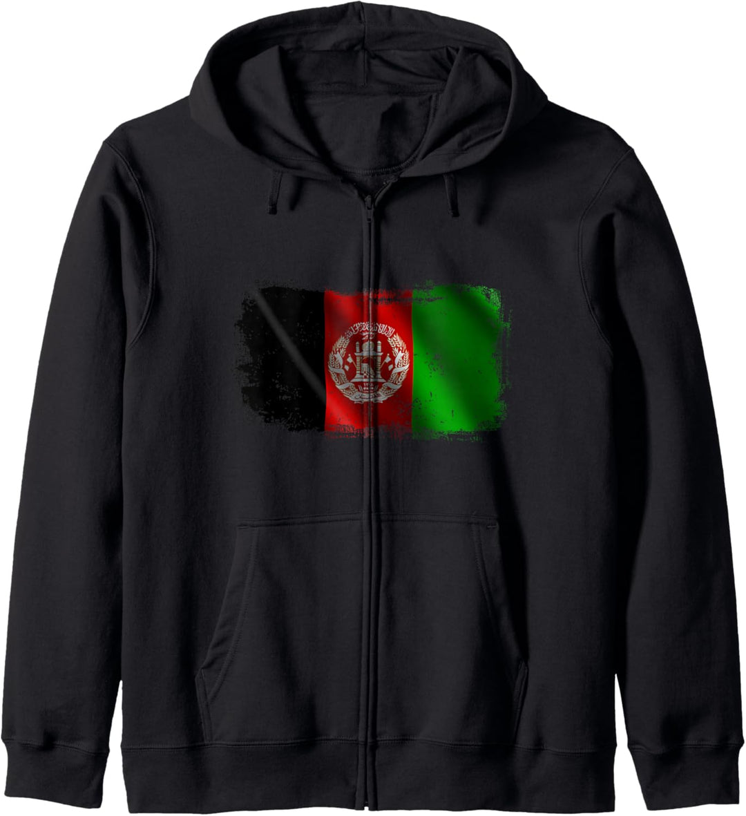 Afghanistan afghanische Nationalflagge Kapuzenjacke