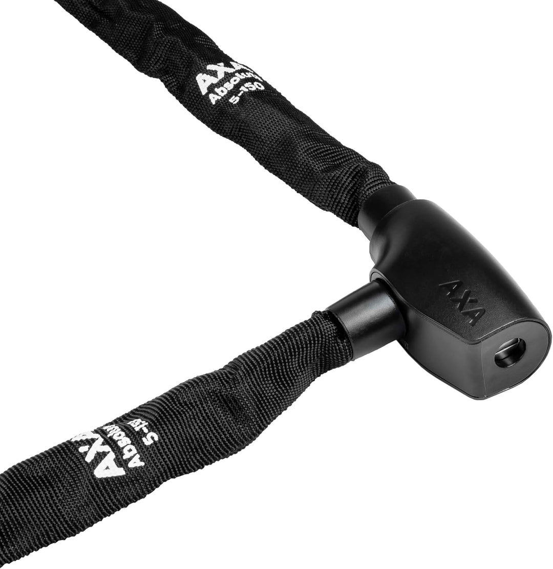 AXA Absolute 5-150 Kettenschloss – Länge 150 cm – Sicherheitsstufe 7 – Stahlglieder 5 mm – Hohe Sich