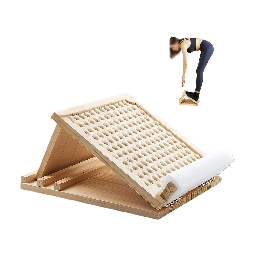 Wadendehner Holz Schrägbrett 4 Neigungswinkel Verstellbar Slant Board für Dehnen Stretching Balance