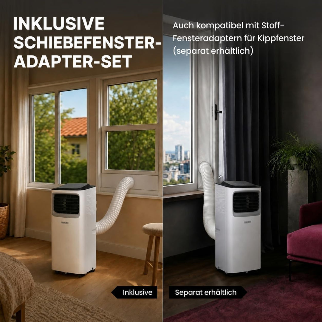 Olsen &amp; Smith 7000 BTU Mobile Klimaanlage, 3-in-1 mit Abluftschlauch 7000btu, 7000btu