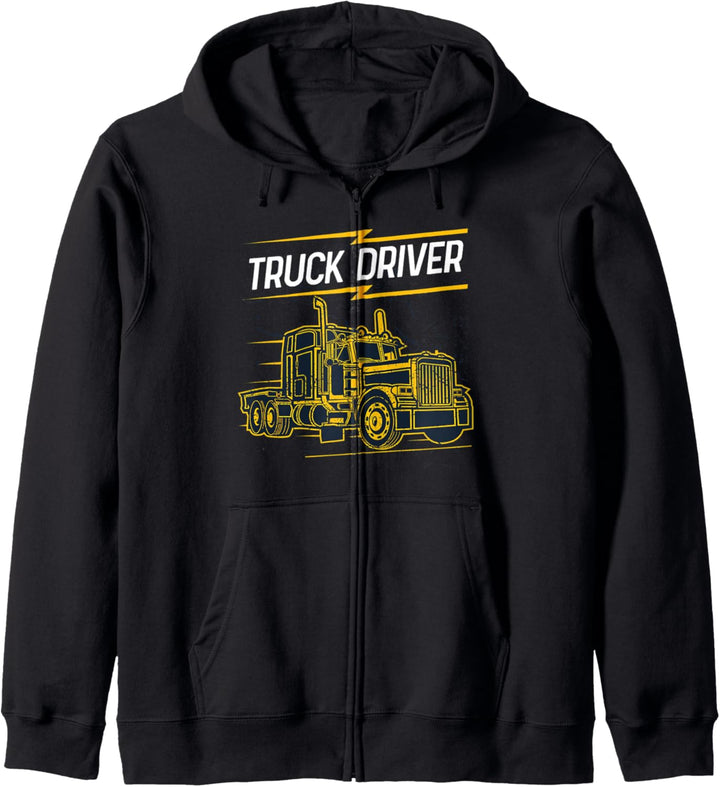 Lkw-Fahrer Trucker Kapuzenjacke