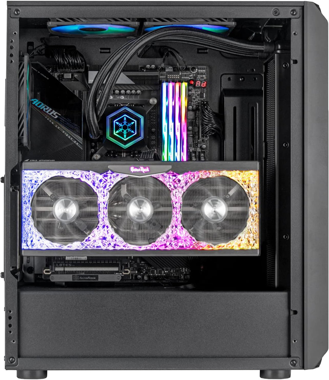 Silverstone SST-FA511Z-BG - FARA ATX-Gaming-Gehäuse mit hohem Luftstrom und ausgezeichnetem Kühlpote