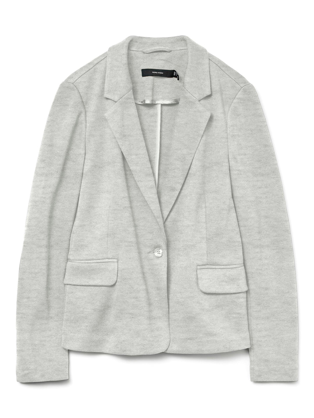 VERO MODA Female Einreihiger Blazer VMJULIA Blazer 34 Light Grey Melange, 34 Light Grey Melange