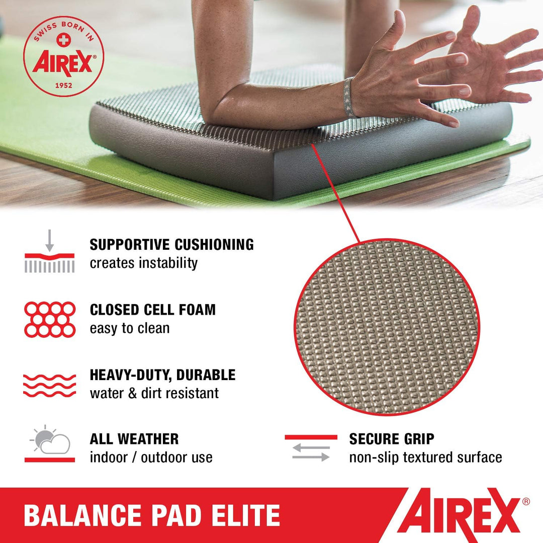 AIREX Balance Pad – Stability Trainer for Balance, Stretching, Physical Therapy, Exercise, Mobility,