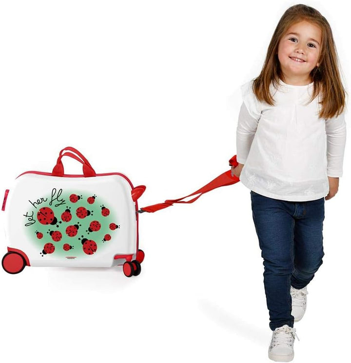 Movom Happy Time Kinder-Koffer Mehrfarbig 50x38x20 cms Hartschalen ABS Kombinationsschloss 34L 2,1Kg