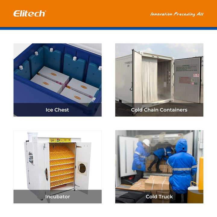 Elitech Temperatur-Datenlogger wiederverwendbar Recorder 32000 Punkte PDF USB hohe Genauigkeit RC-5+