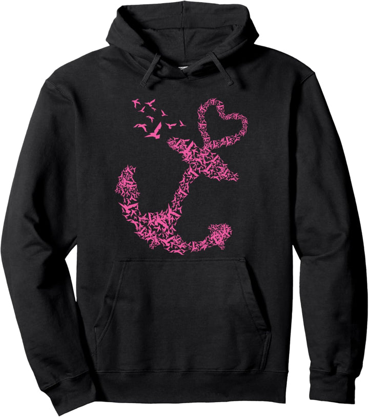 Norddeutschland Küste Herz Anker Liebe Heimat Pullover Hoodie