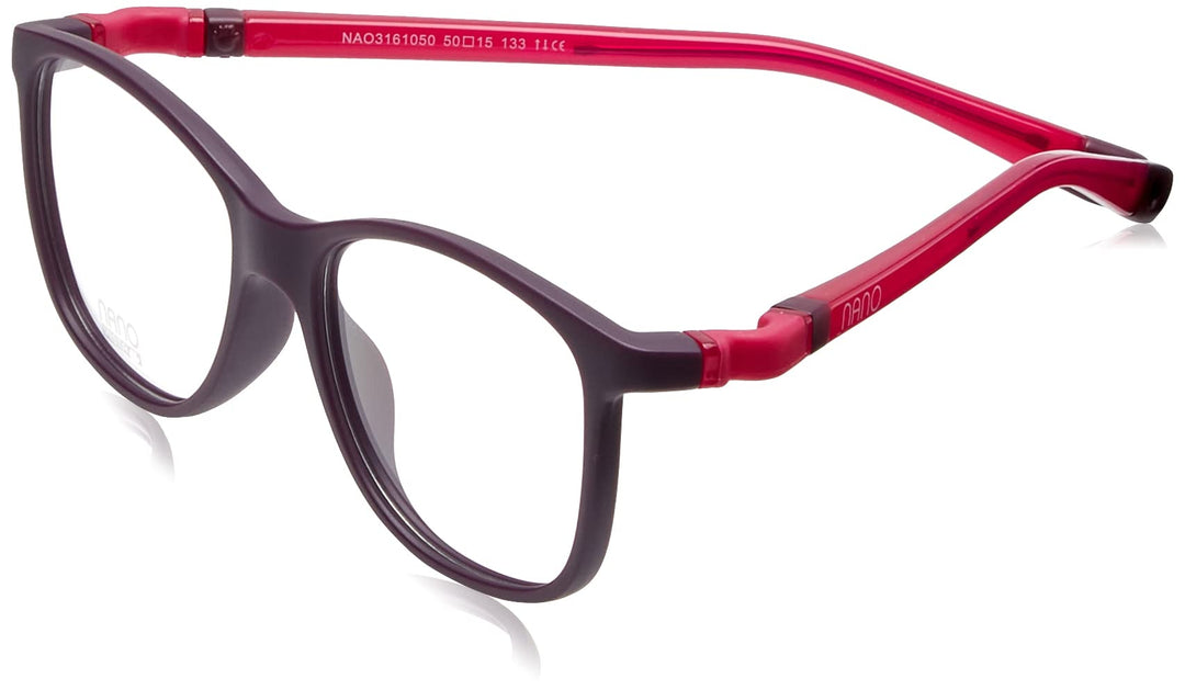 NANOVISTA Unisex Kinder Sonnenbrille 50 Dunkle Himbeere Matt/Magenta, 50 Dunkle Himbeere Matt/Magent