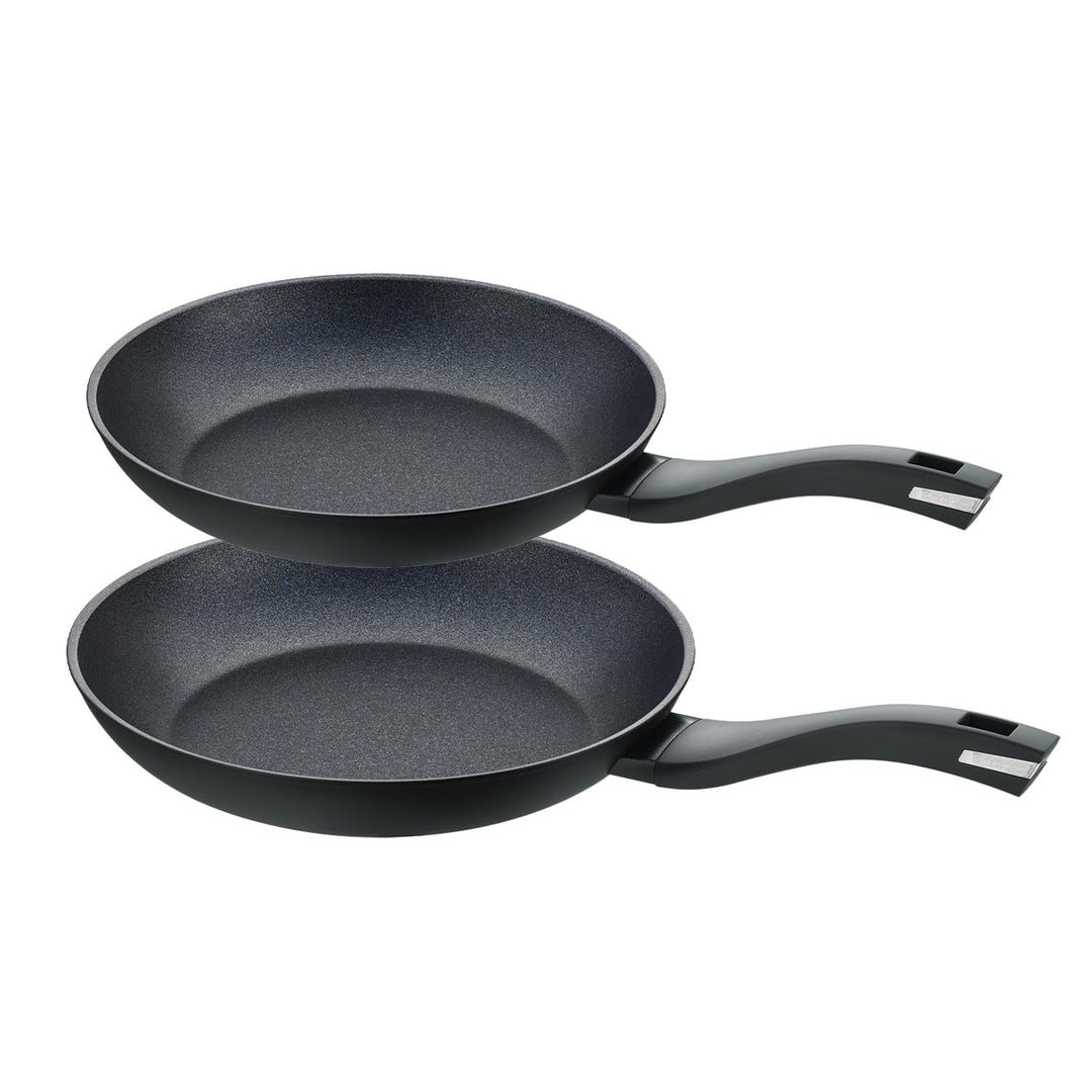 Berndes Pfannen Set Induction Enduro 2tlg. - frypan 24 cm & 28 cm – aus recyceltem Aluminium - allhe