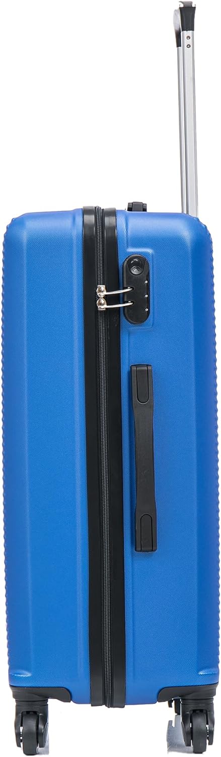 Mittlerer Reisekoffer mit Kosmetikkoffer 30 cm, Hartschale mit 4 Rollen, leicht, Aufgabegepäck 20 kg