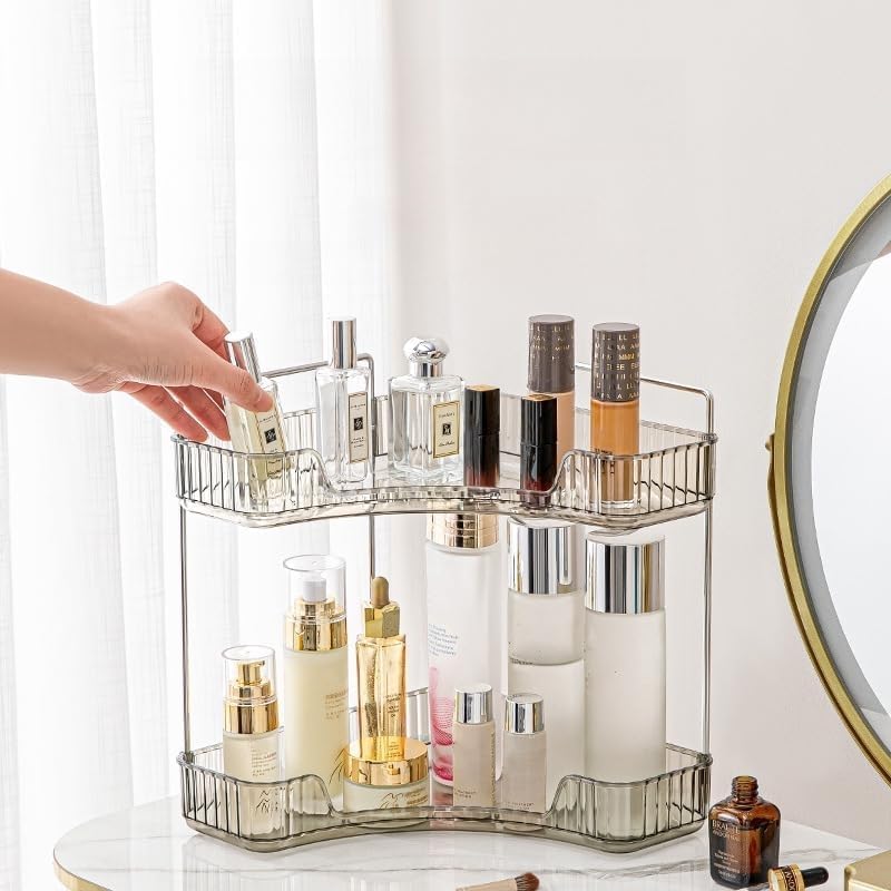 Make up Organizer, Kosmetik Organizer, Beauty Organizer, Hautpflege Organizer für Bad Schminktisch (