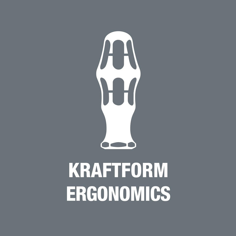 Wera 05057111001 Bitsortiment 32tlg. Kompakt71 HEX /Span./T-BO/TRI/SQ WERA 2Komp.-Griff