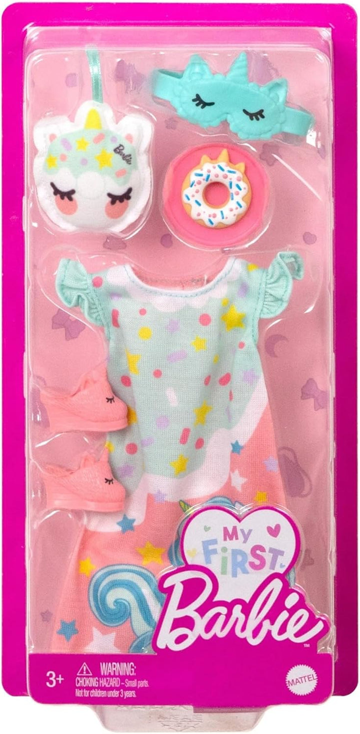 Barbie Kleidung, Vorschulspielzeug, Mein erstes Modepaket, Pyjamas und Hausschuhe, einfaches Verklei