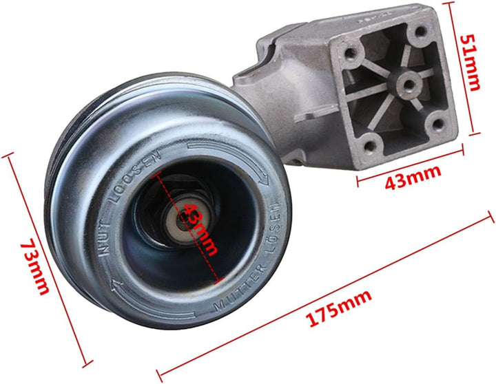 Getriebe-Kopf Für Stihl Fs44 Fs55 Fs72 Fs74 Fs75 Fs76 Fs80 Fs85 Fs90 Fs100 Fs110