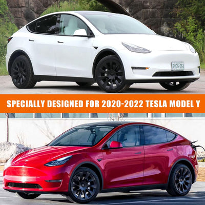 Autoabdeckung Wasserdicht für Tesla Model Y 2020–2022, Atmungsaktiv Vollgarage Abdeckplane für Regen