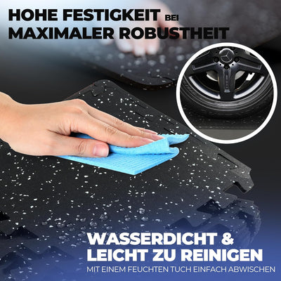 Schutzmatte Bodenschutzmatte: Gummi Gummimatte Sportmatte Gymnastikmatte Puzzlematte Hartboden Matte
