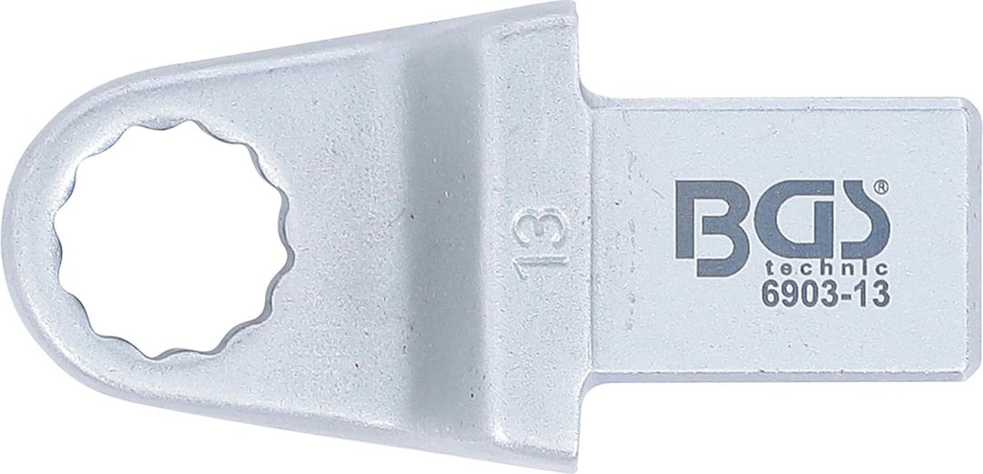 BGS 6903-13 | Einsteck-Ringschlüssel | 13 mm | Aufnahme 14 x 18 mm, 13 mm
