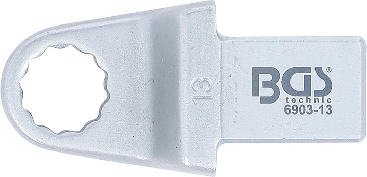BGS 6903-13 | Einsteck-Ringschlüssel | 13 mm | Aufnahme 14 x 18 mm, 13 mm