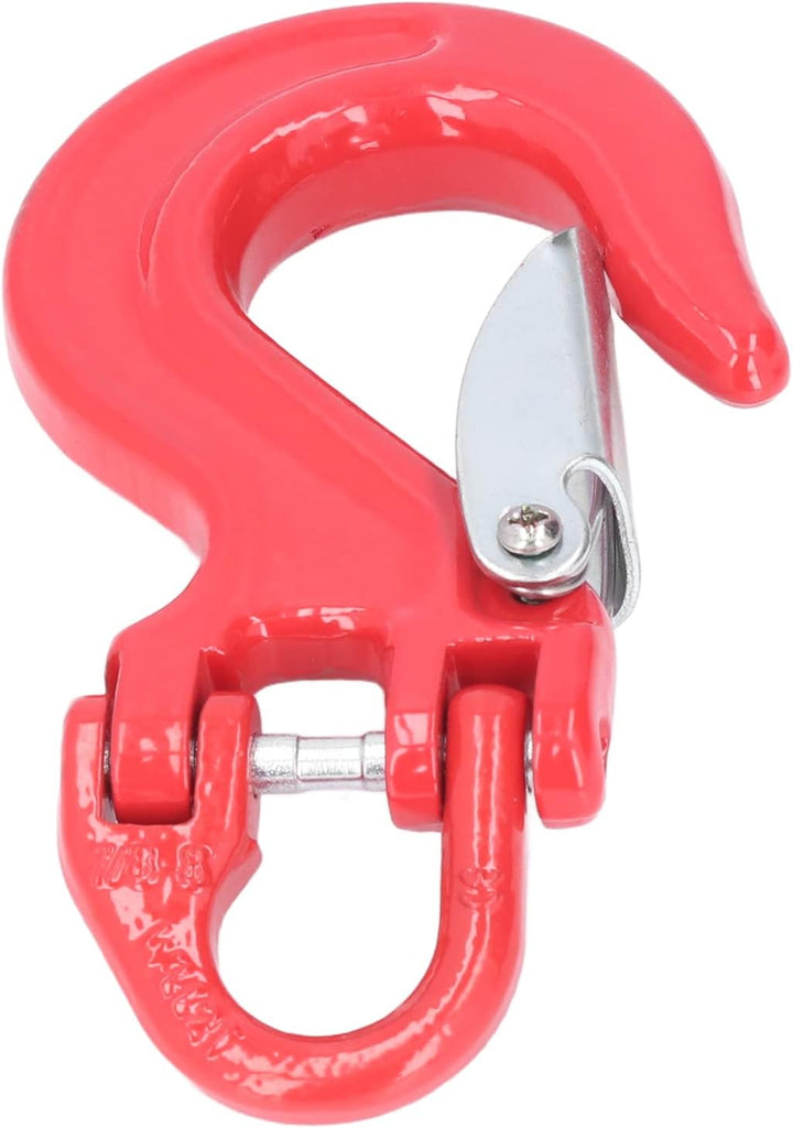 Yctze Schlupfhaken Kranhaken Abschlepphaken Seilwinde Anhänger Gabelkopf Haken Rot 2T Loading 80 Sta
