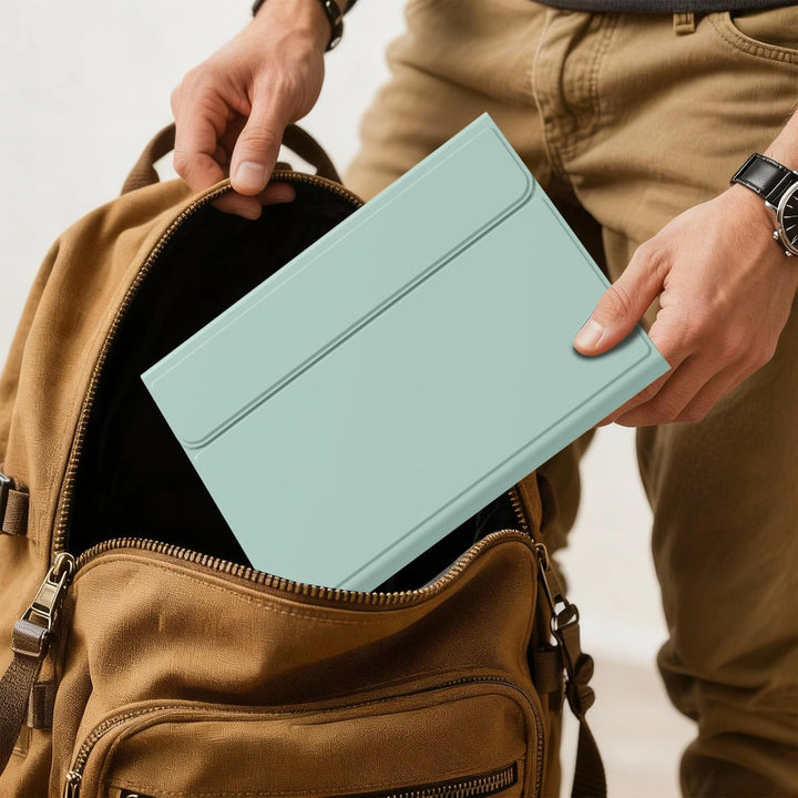 ZOPSGYU Hülle mit Tastatur für iPad A16 11/10 Generation 2025/2022, 11/10,9 Zoll, Farben Beleuchtete